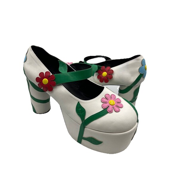 Delias Dolls Kill Thru The Motion Platform Flower Mary Janes Size 11 - Picture 1 of 13